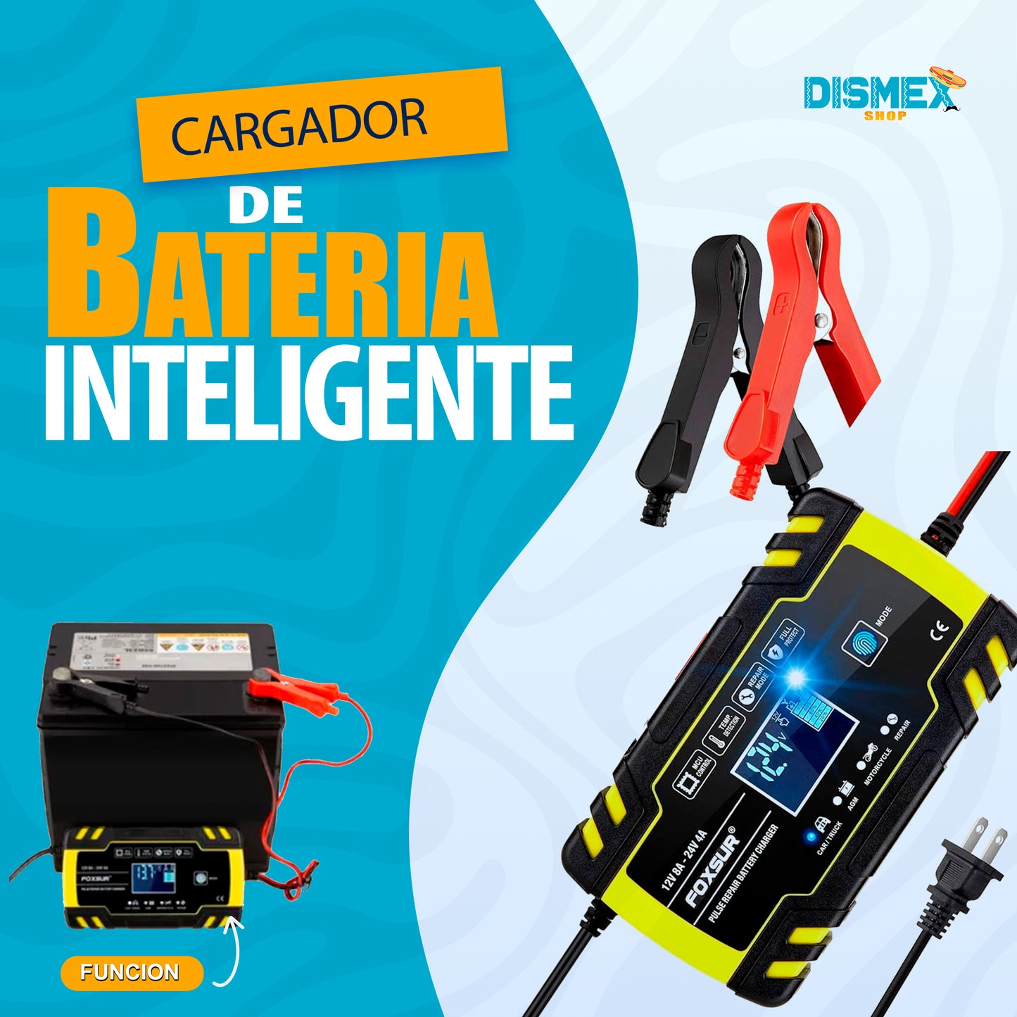 VoltMax 🎁 ¡Oferta Cargador Inteligente que repara, protege y mantiene! 🎁